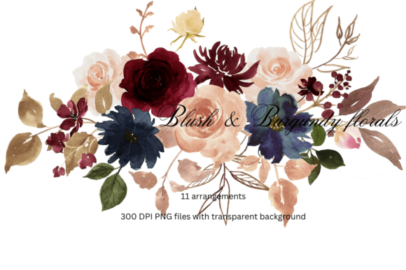 Elevate Designs with Moody Floral Clipart