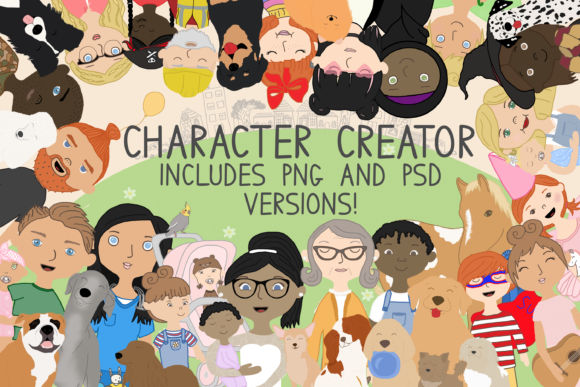 Family Creator: Designing Unique Cartoon People for Any Project