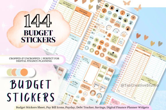 Financial Budget Digital Stickers: A Designer's Toolkit