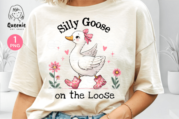 Silly Goose on the Loose: Sarcastic PNG for Creative Projects
