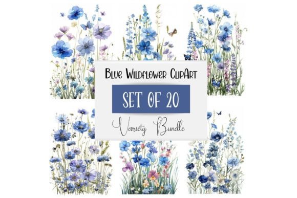 Watercolor Blue Wildflower Clipart: A Designer's Guide