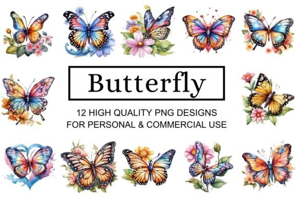 Watercolor Butterfly Clipart: A Designer's Guide to Elegant Assets
